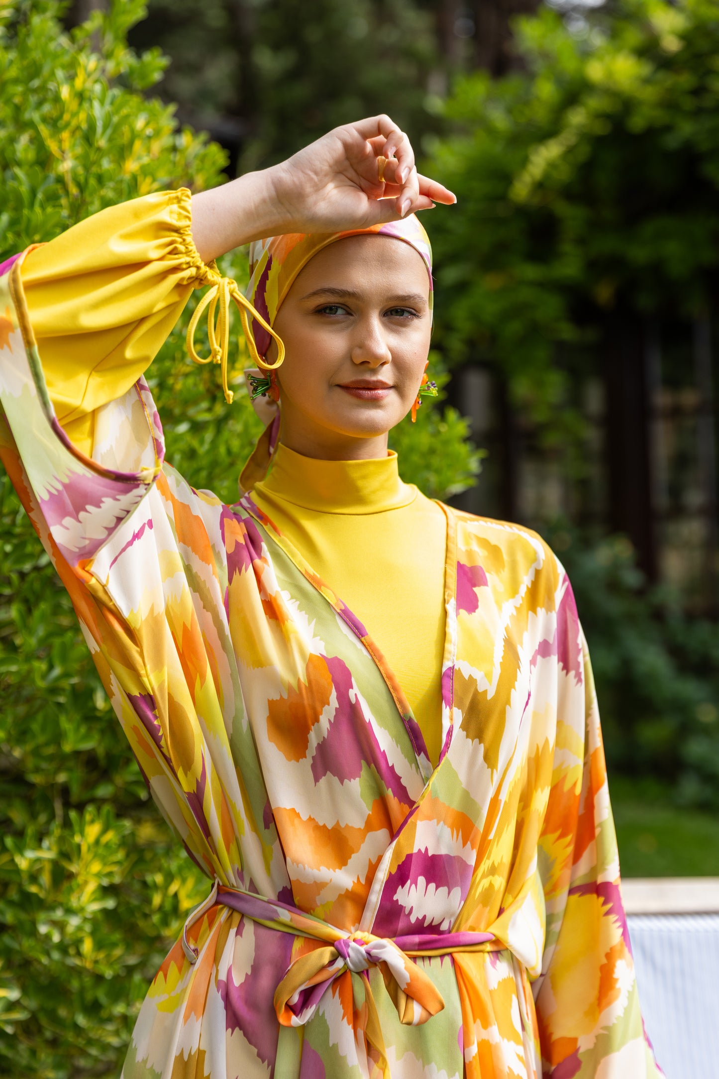Golden Sunset Swim Cover-Up