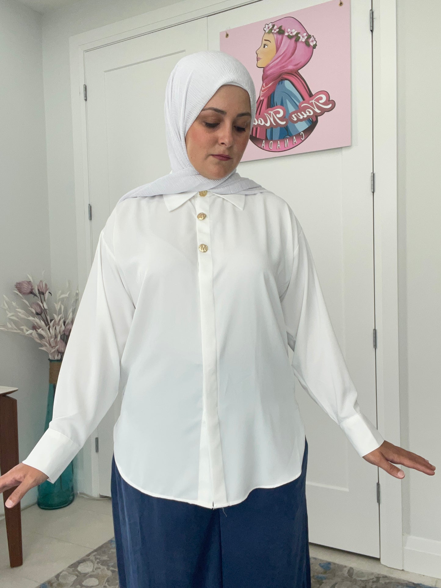 ✨ Golden Elegance Shirt – قميص الأناقة الذهبية ✨