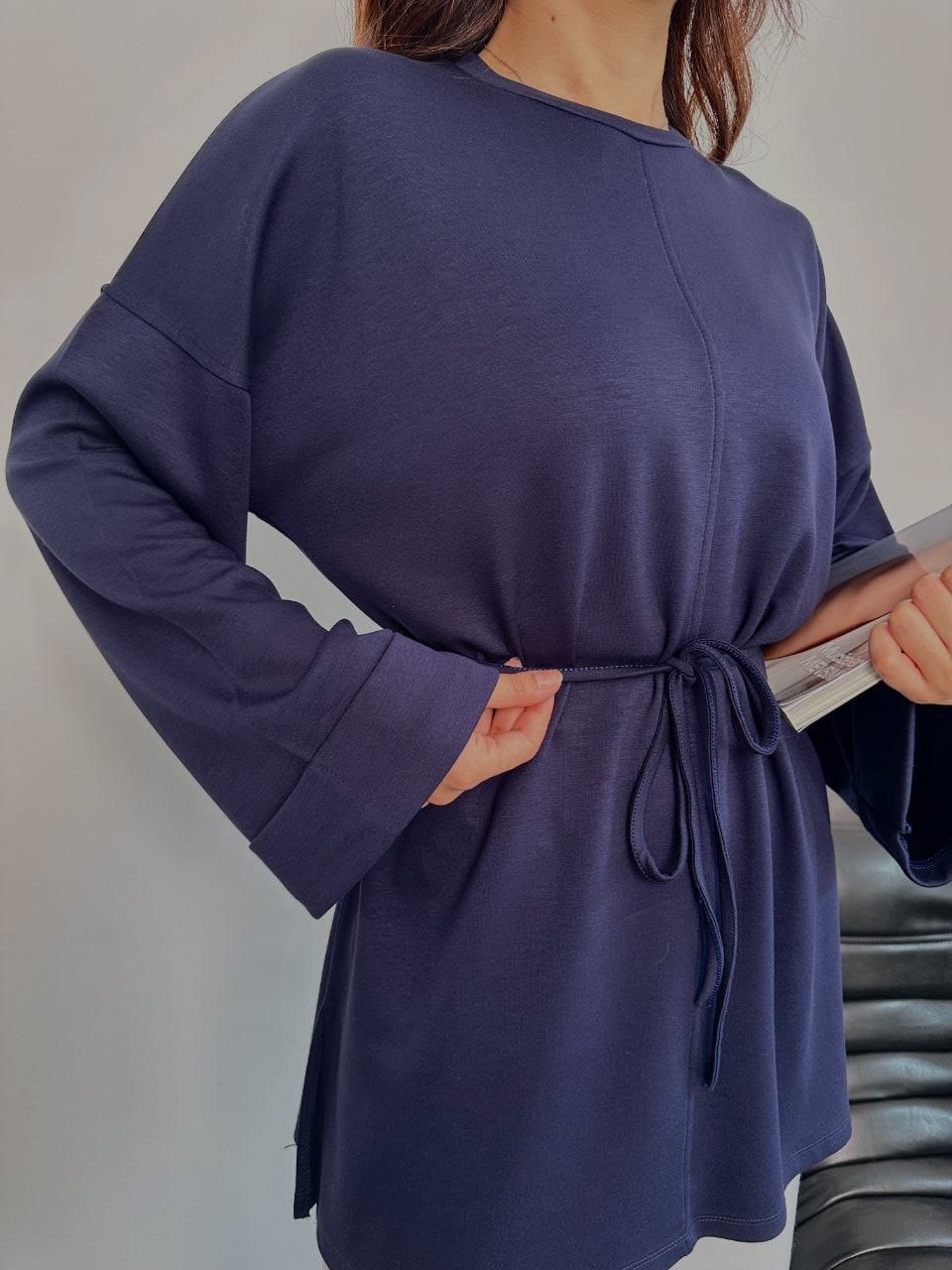 Oysho Light Tie Top - كنزة الأيشو