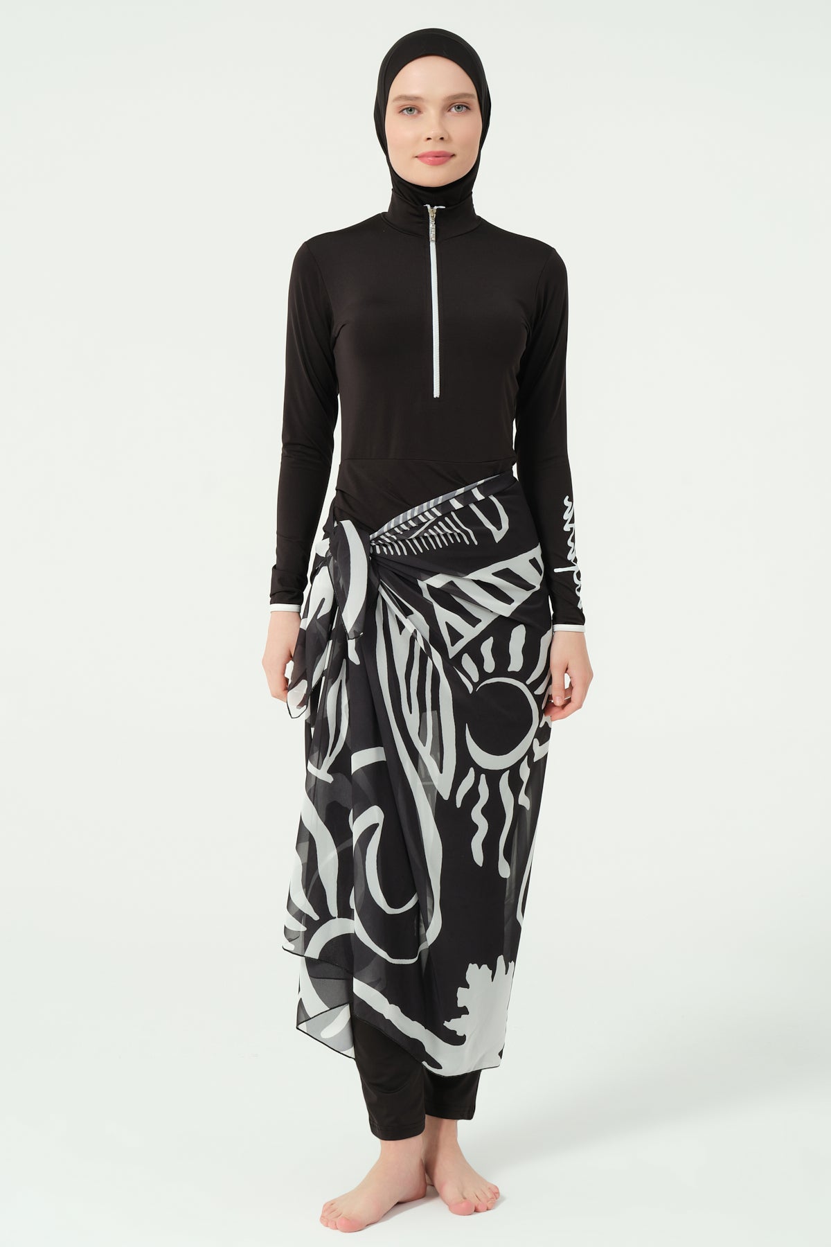 Midnight Sun Sarong Cover-Up