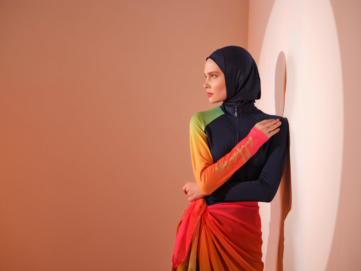 Sunset Ombre Sarong Cover-Up
