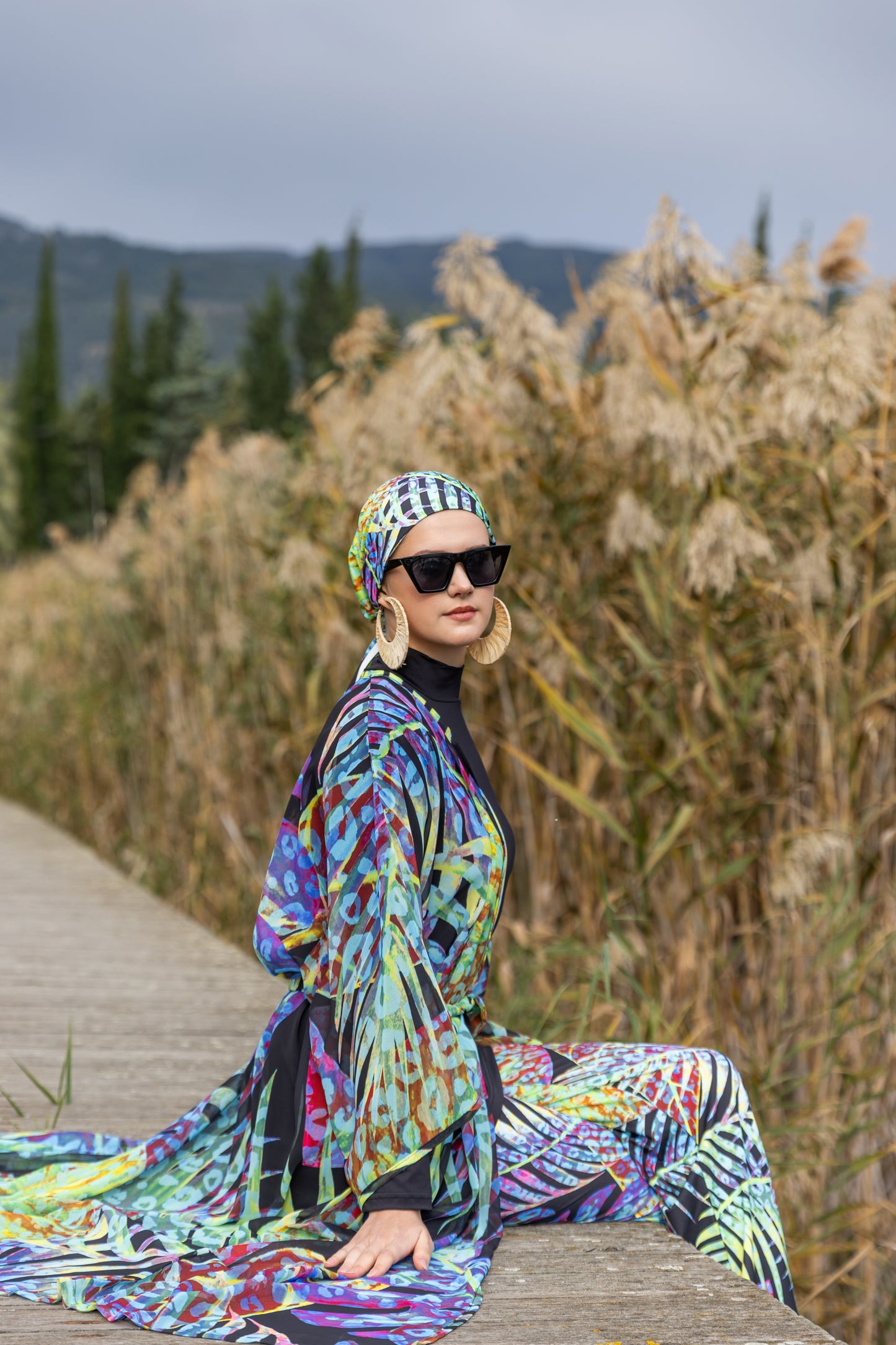 Tropical Mirage Swim Cover-Up