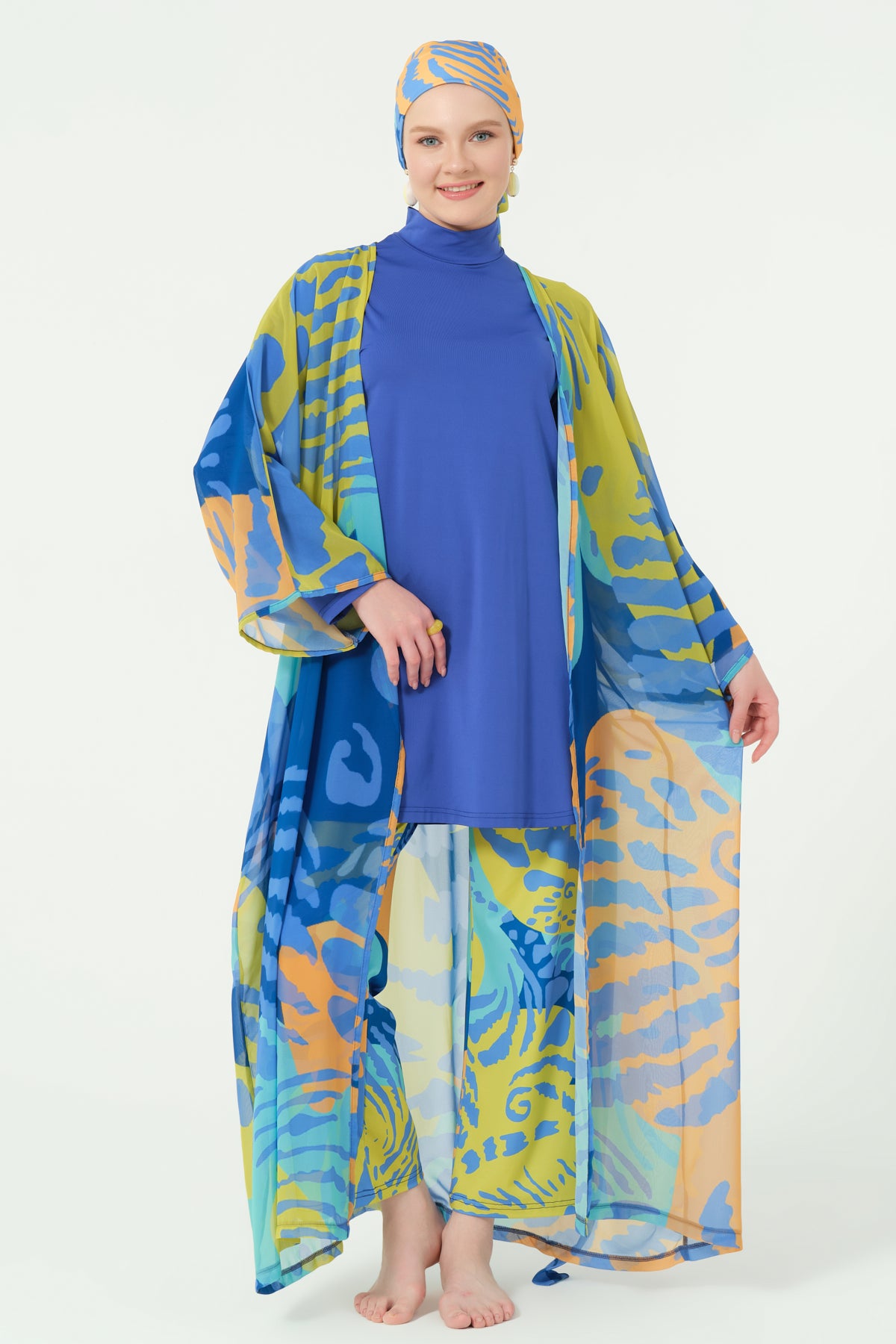 Coral Splash Swim Cover-Up