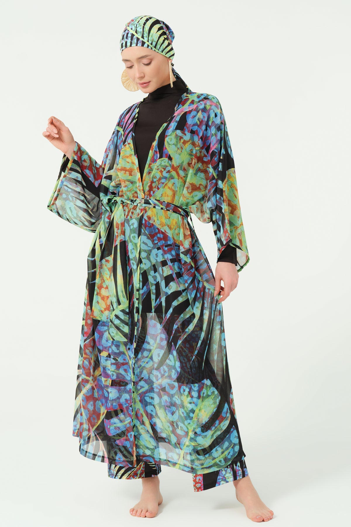Tropical Mirage Swim Cover-Up