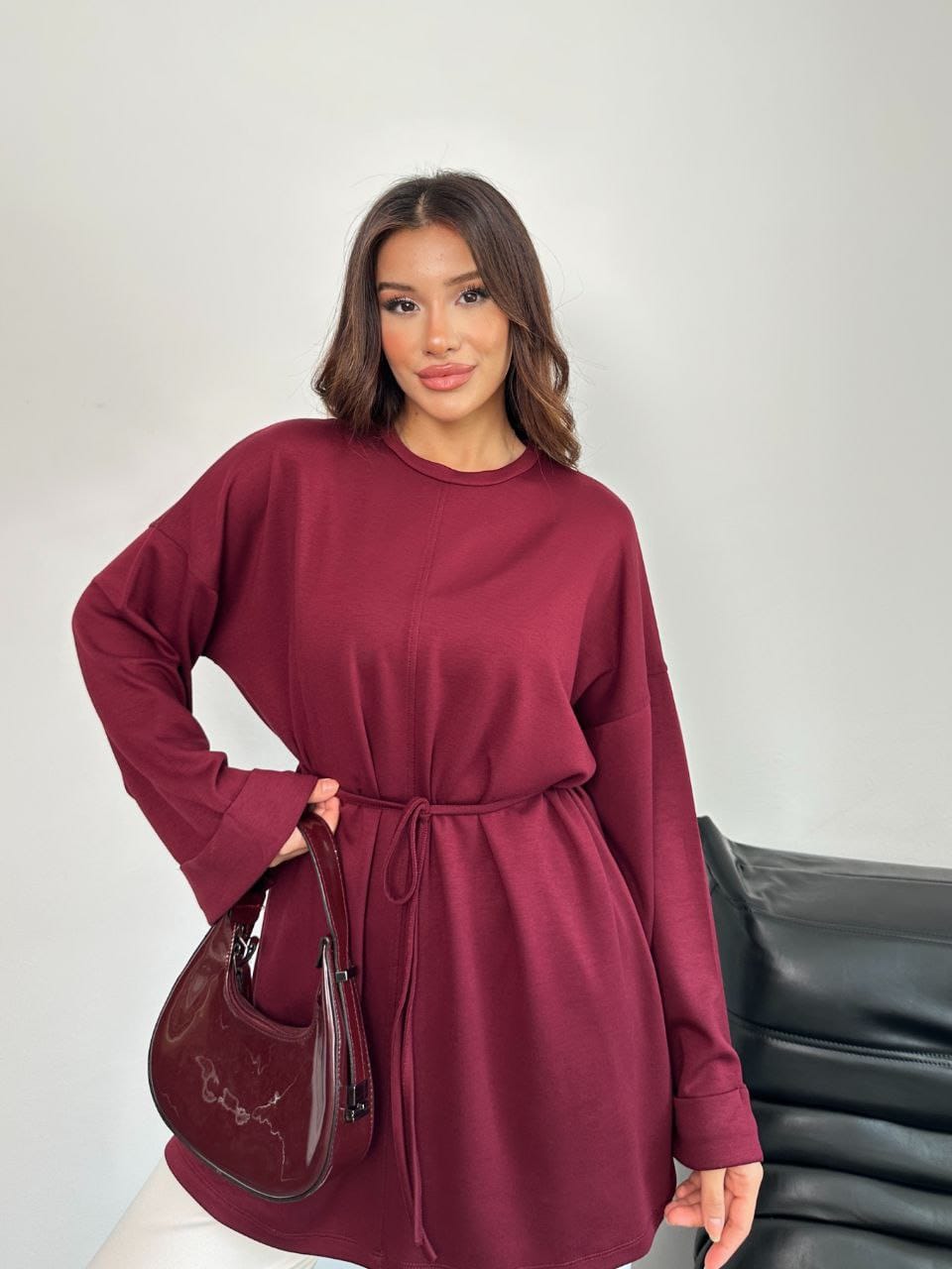 Oysho Light Tie Top - كنزة الأيشو