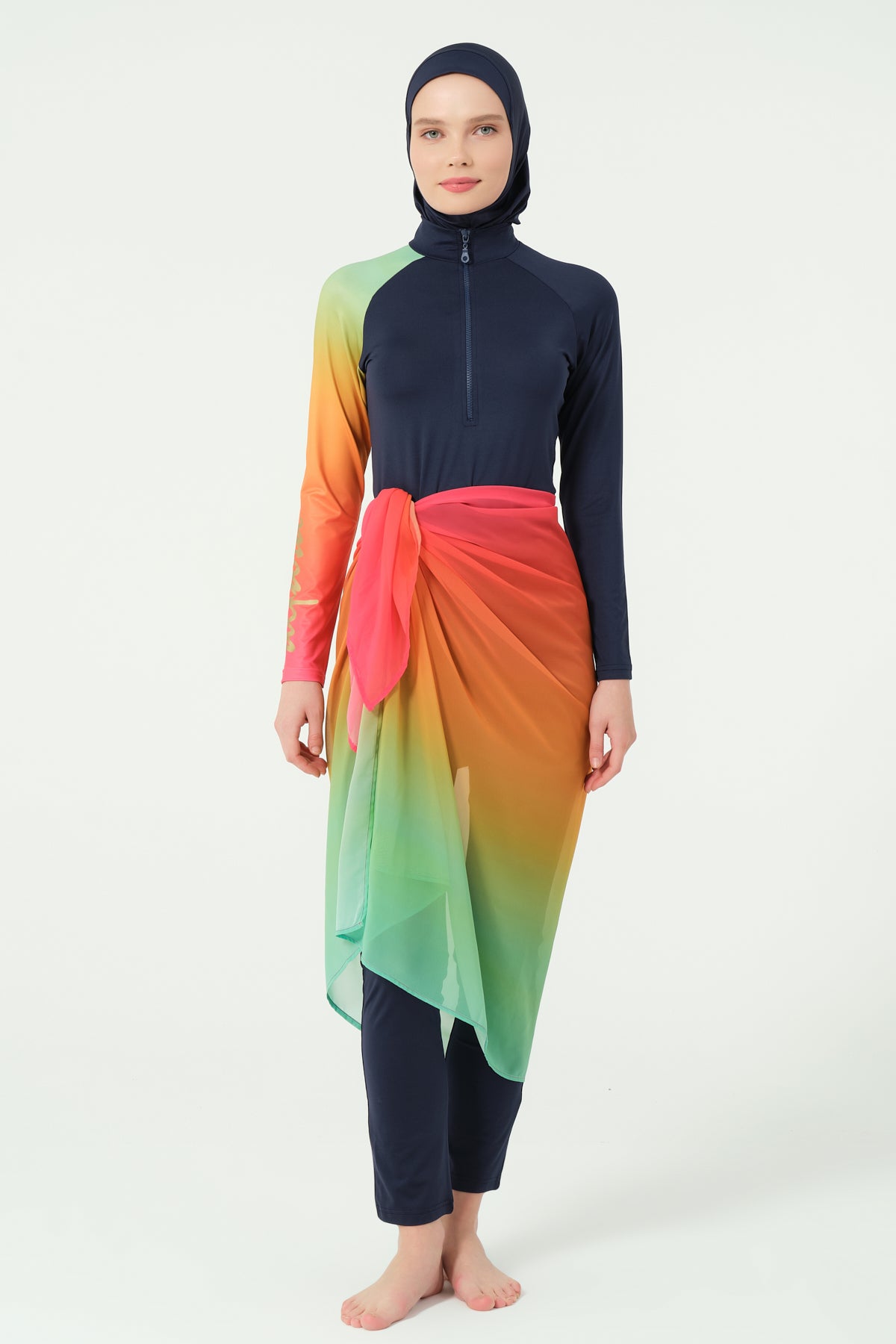 Sunset Ombre Sarong Cover-Up