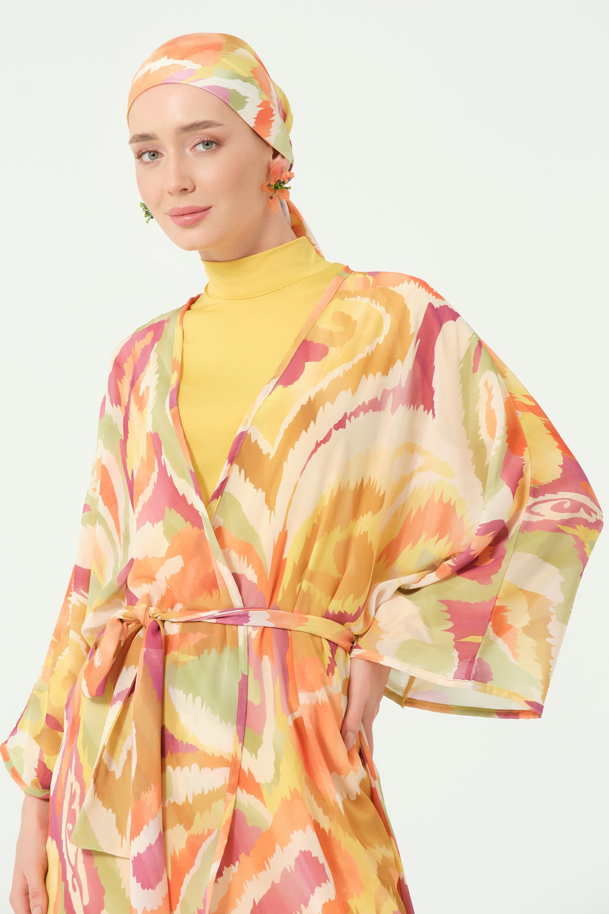 Golden Sunset Swim Cover-Up