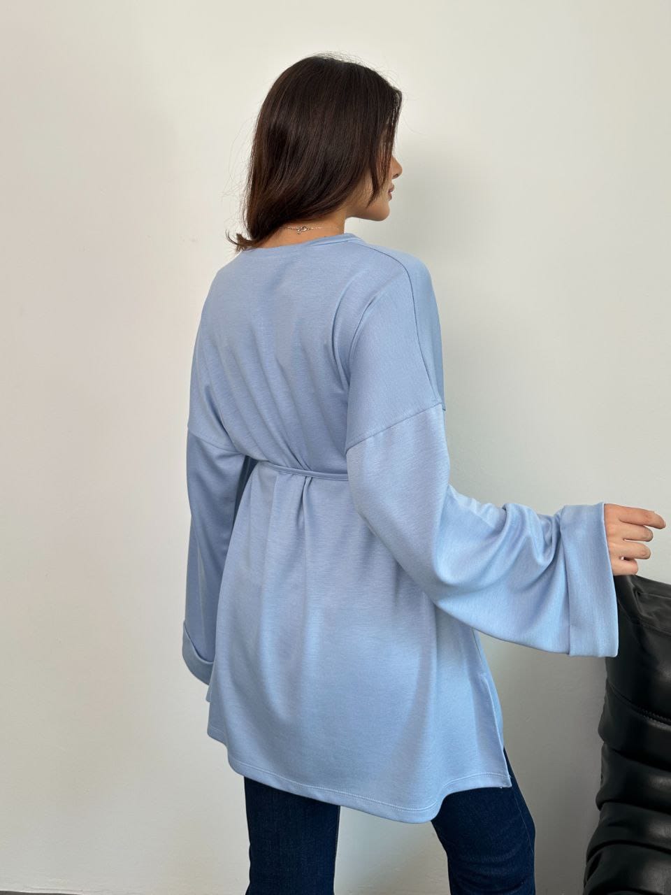 Oysho Light Tie Top - كنزة الأيشو