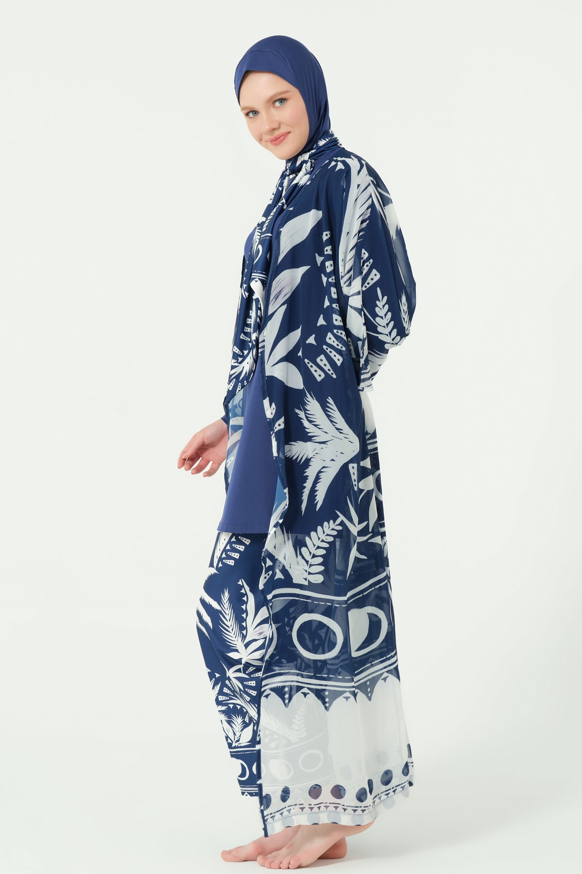 Navy Dusk Swim Cover-Up
