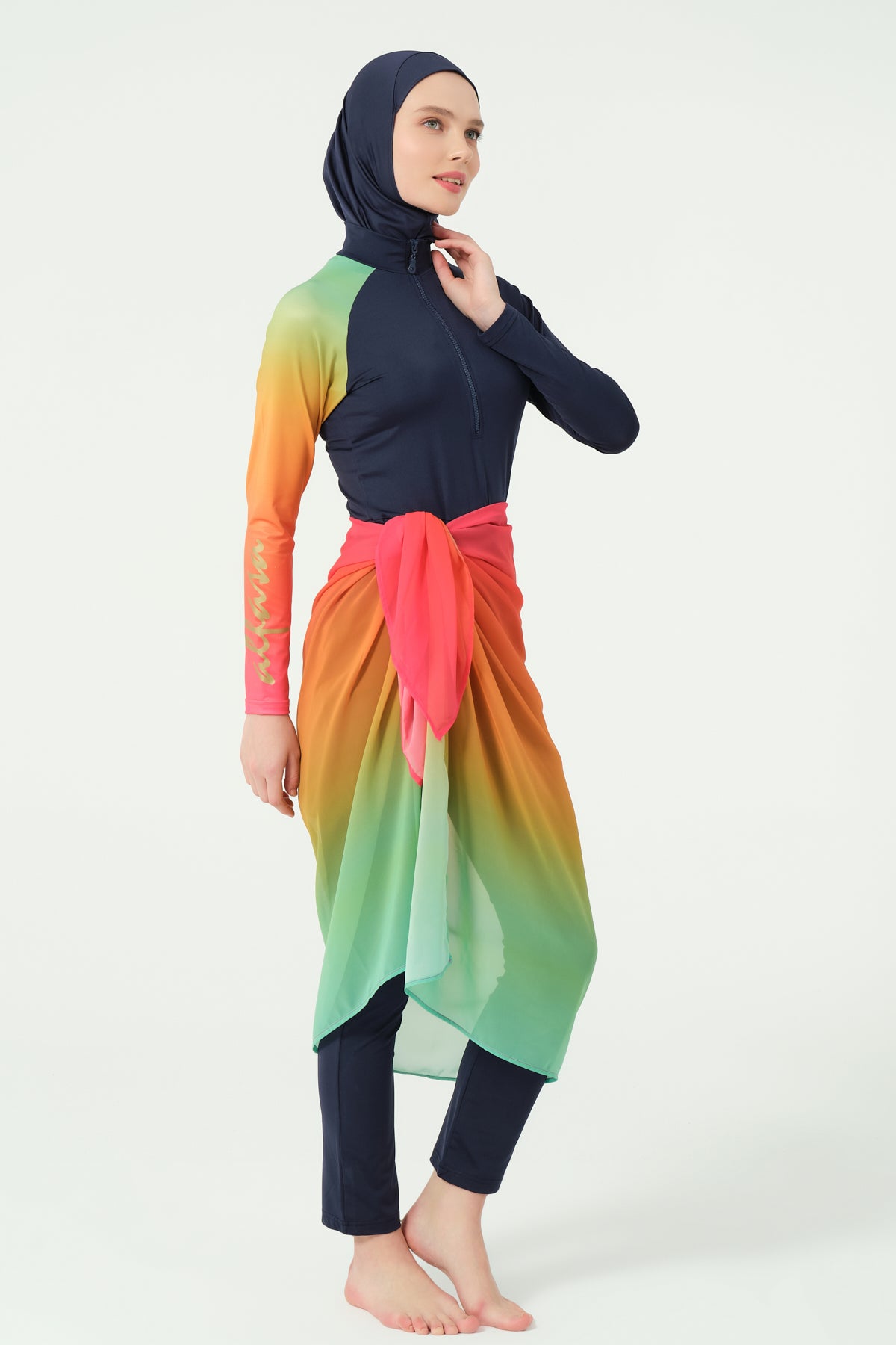 Sunset Ombre Sarong Cover-Up