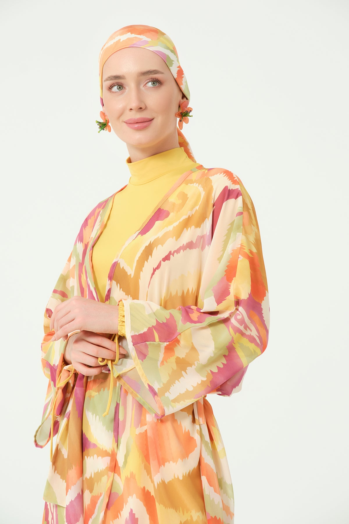 Golden Sunset Swim Cover-Up