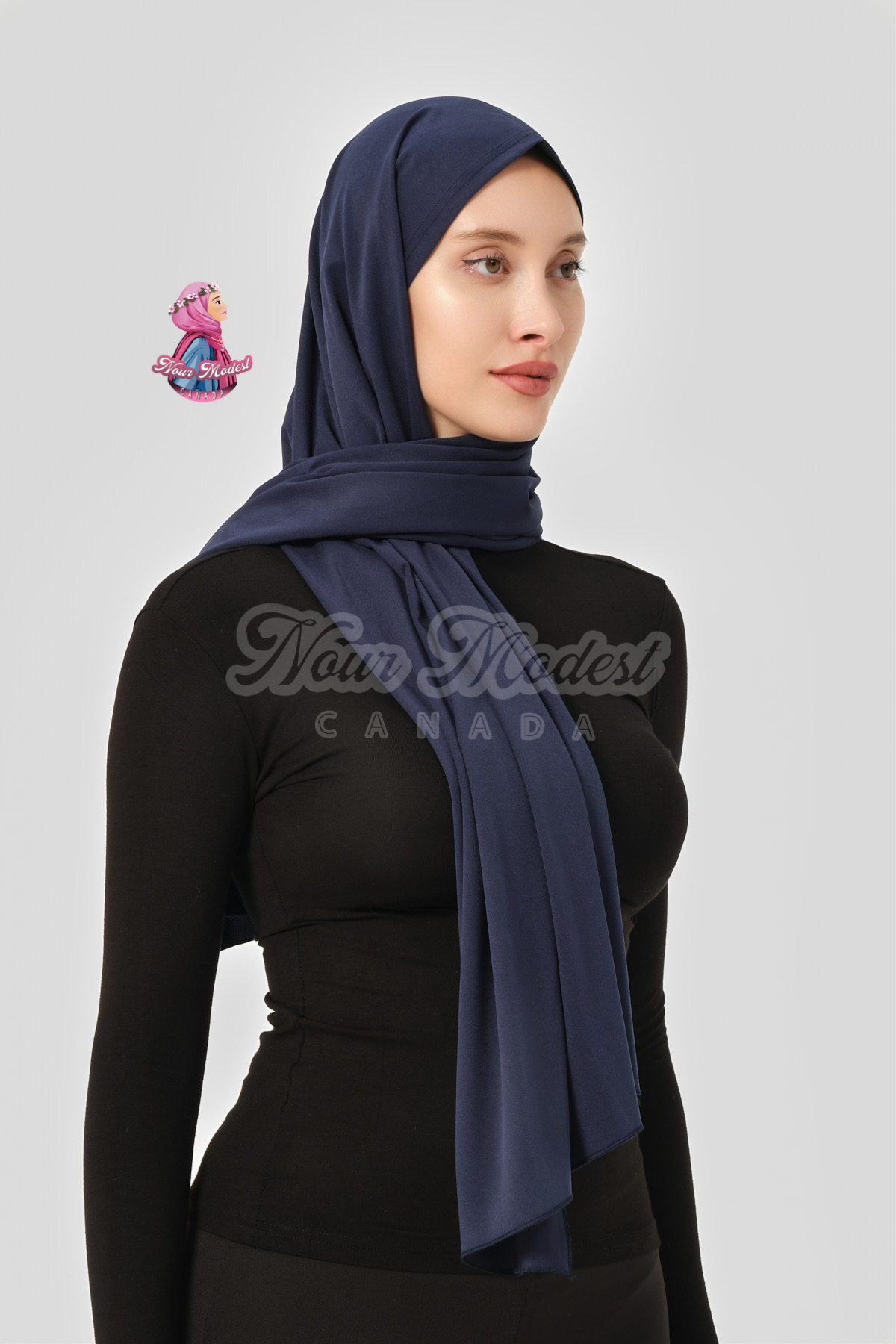 Navy Swim Hijab