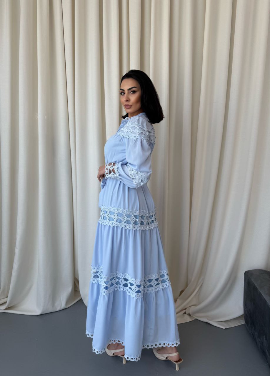 Royal Serenity Maxi Dress