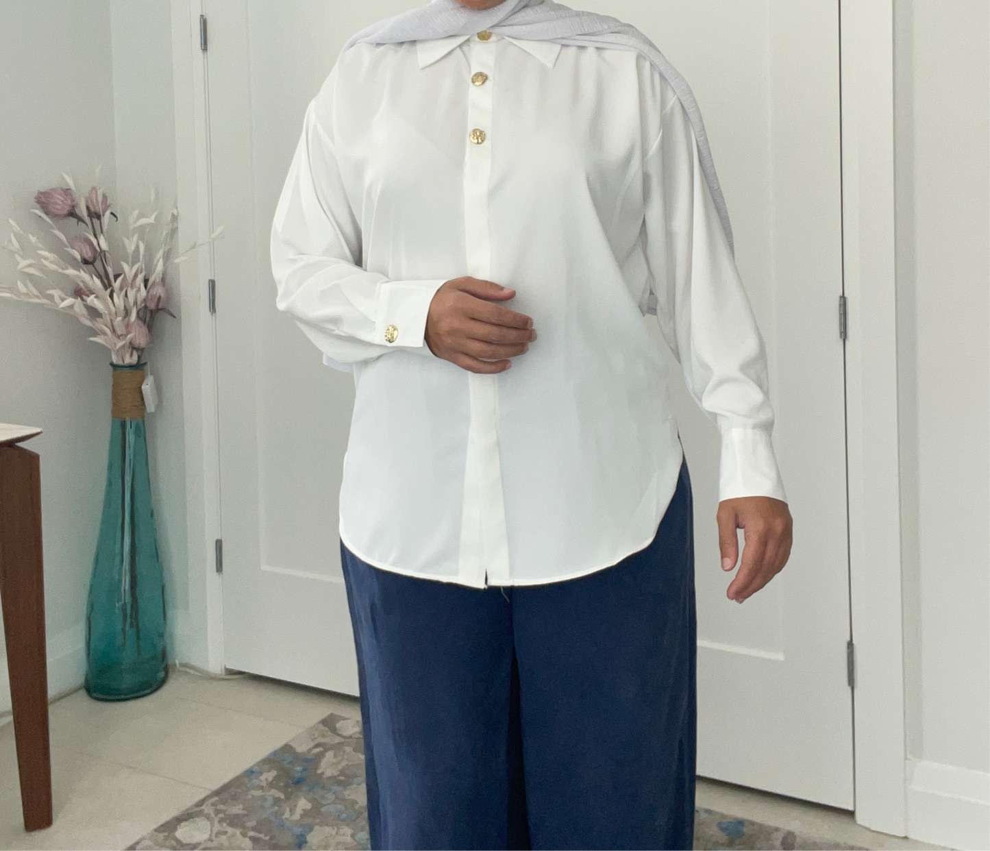 ✨ Golden Elegance Shirt – قميص الأناقة الذهبية ✨