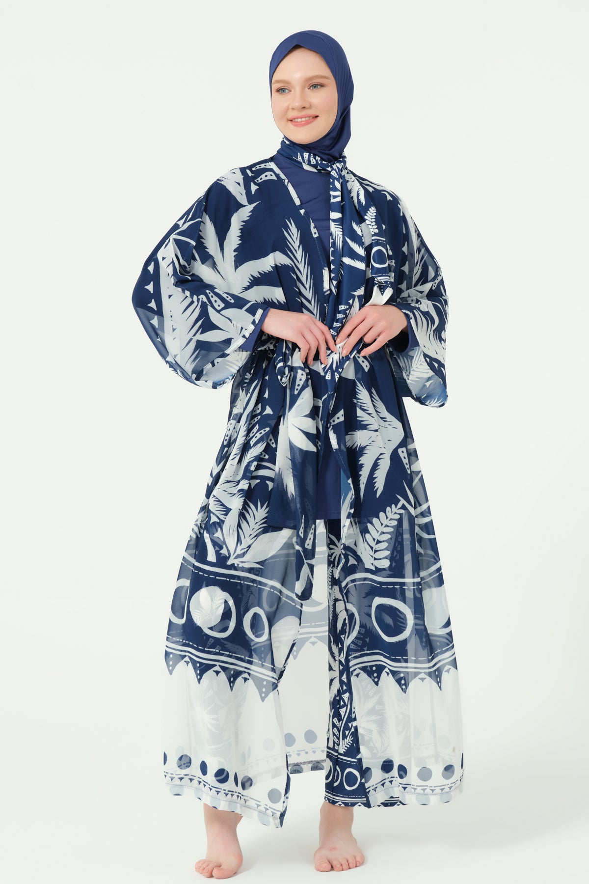Navy Dusk Swim Cover-Up