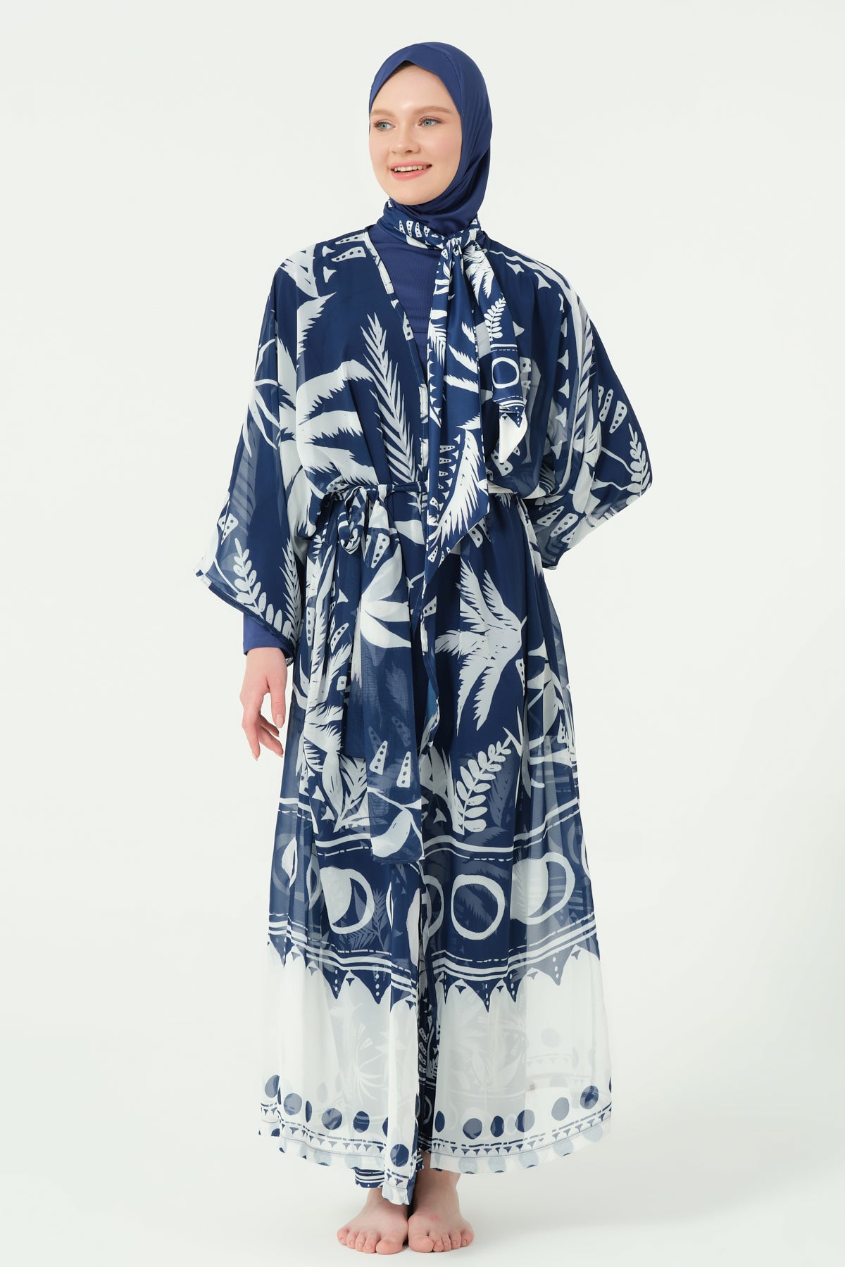 Navy Dusk Swim Cover-Up