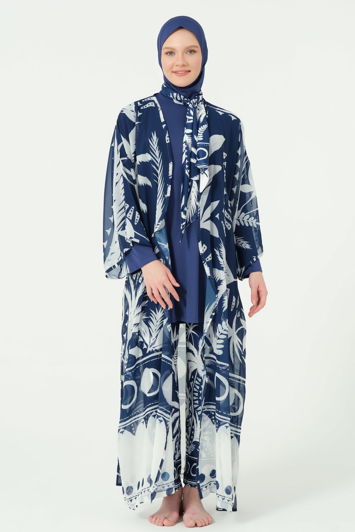Navy Dusk Swim Cover-Up