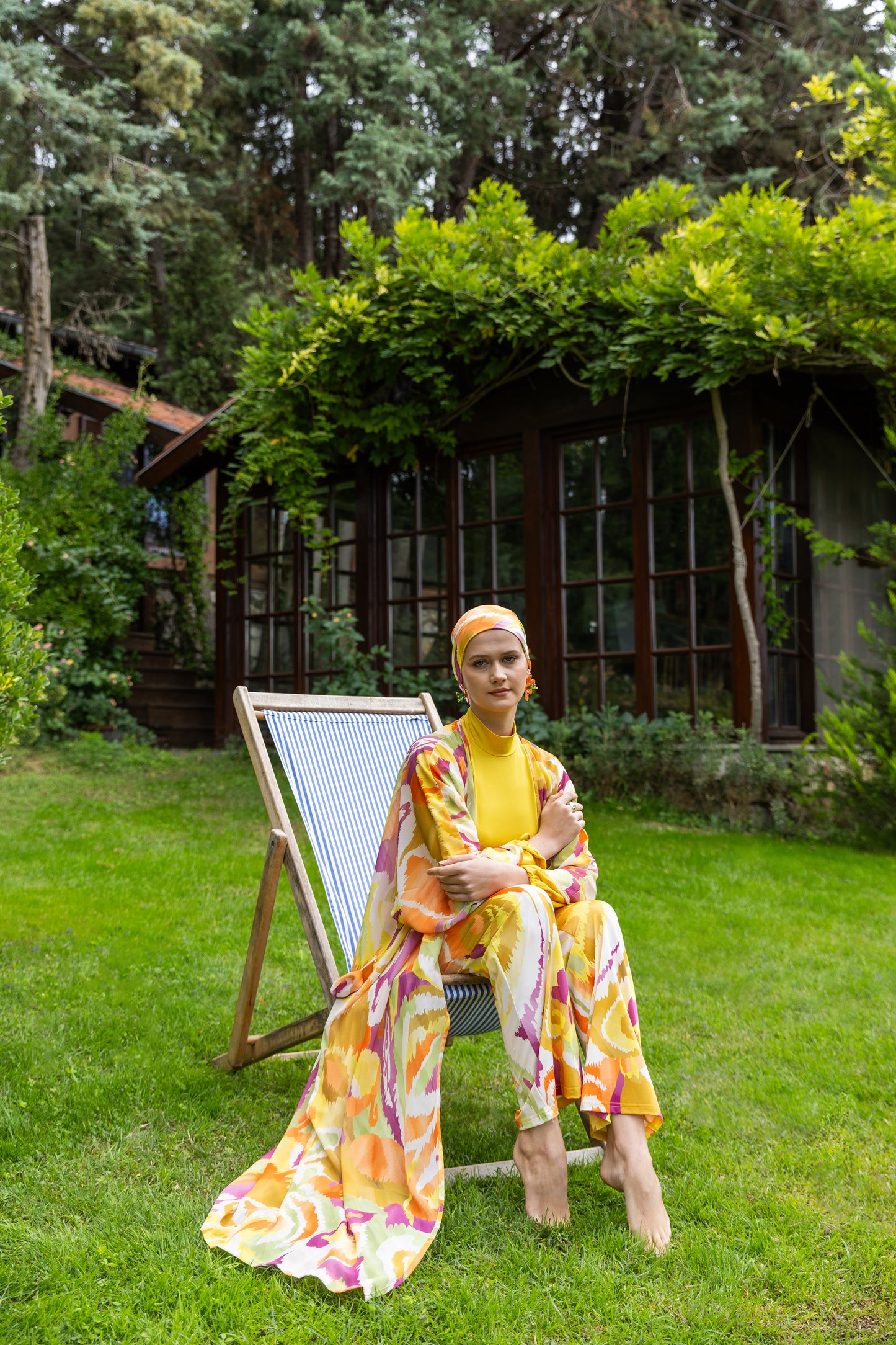 Golden Sunset Swim Cover-Up