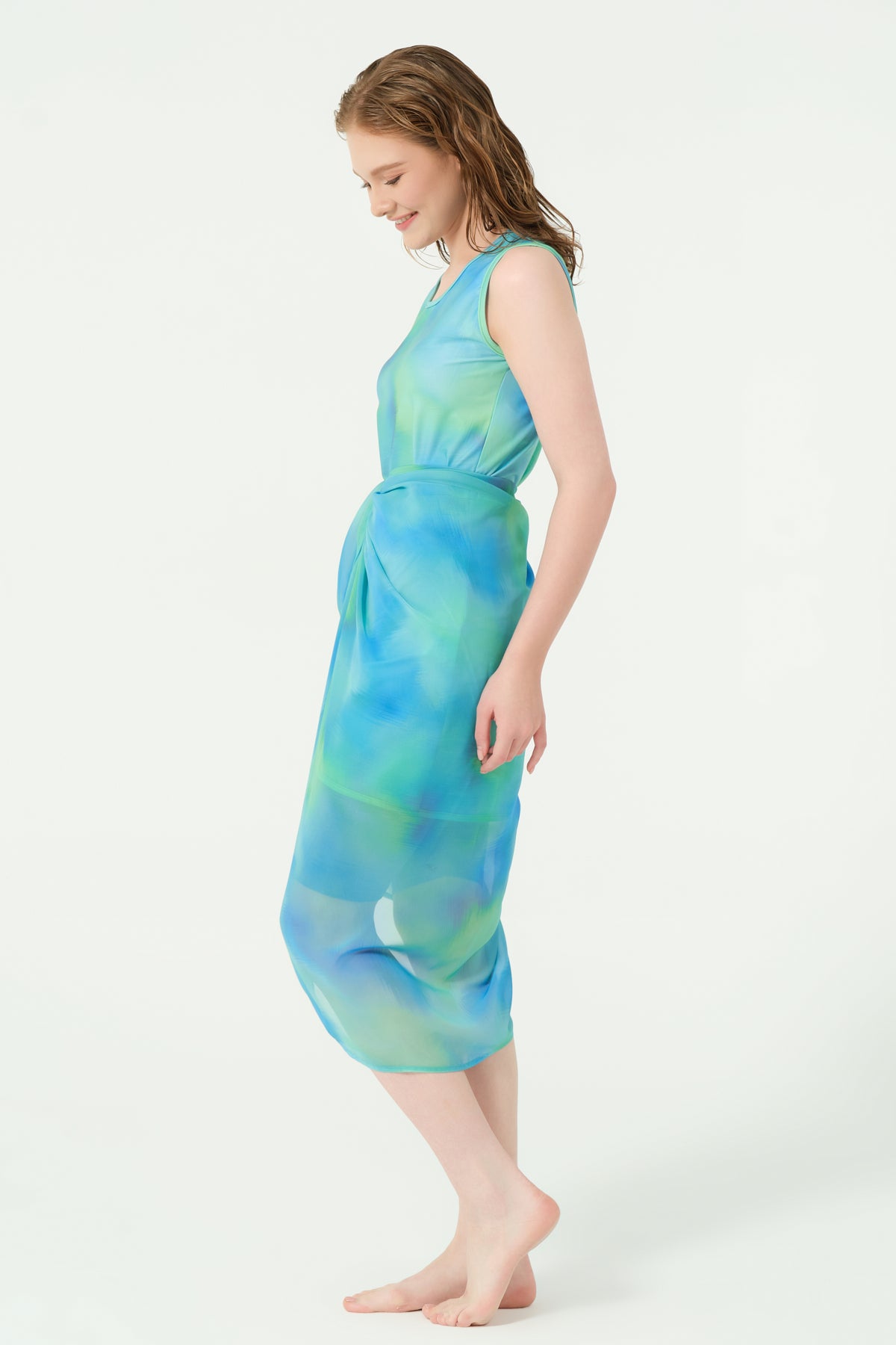Aqua Wave Sarong Cover-Up