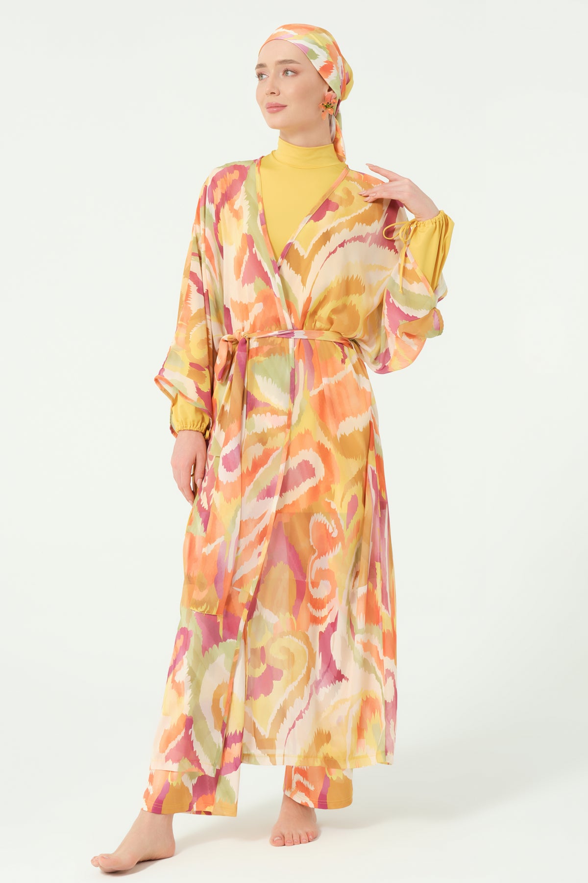 Golden Sunset Swim Cover-Up