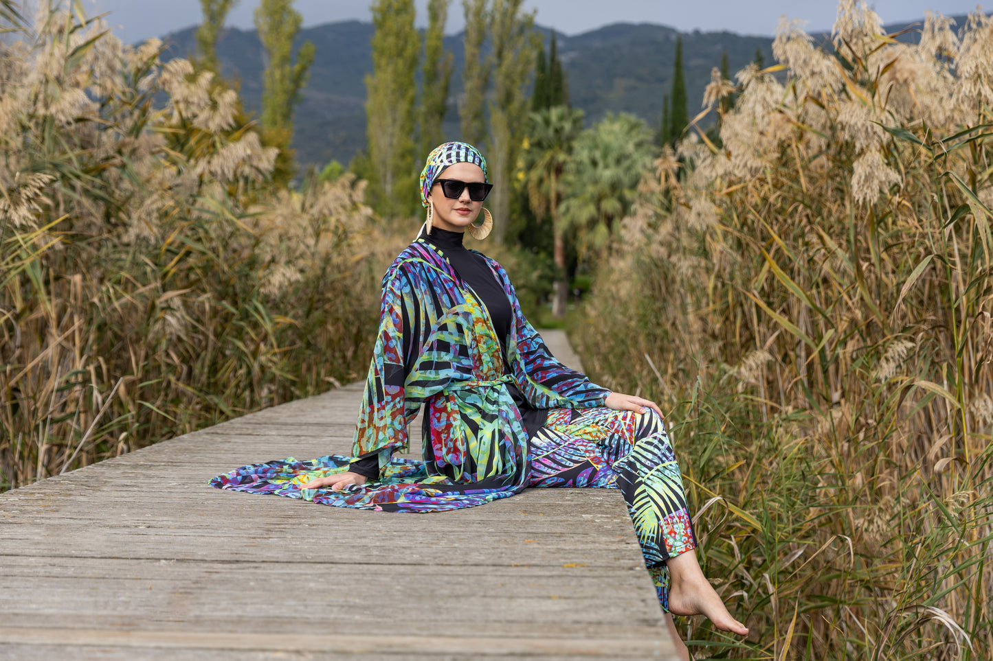Tropical Mirage Swim Cover-Up