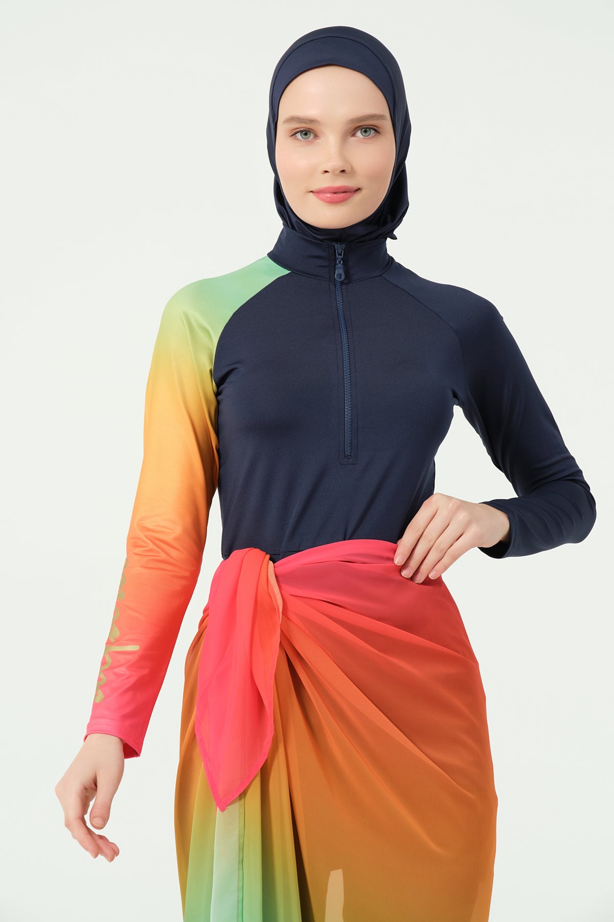 Sunset Ombre Sarong Cover-Up