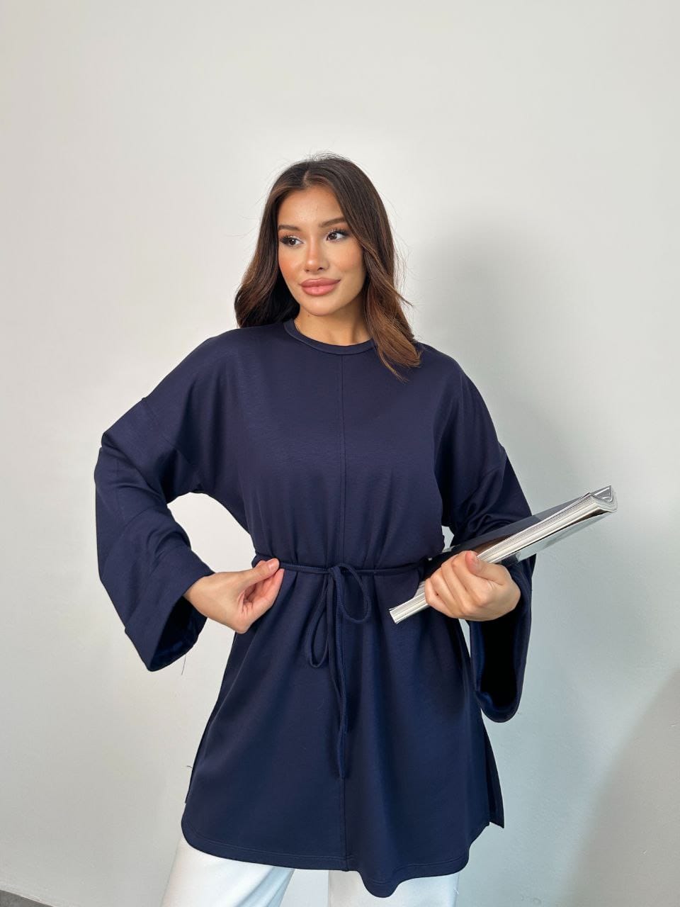 Oysho Light Tie Top - كنزة الأيشو
