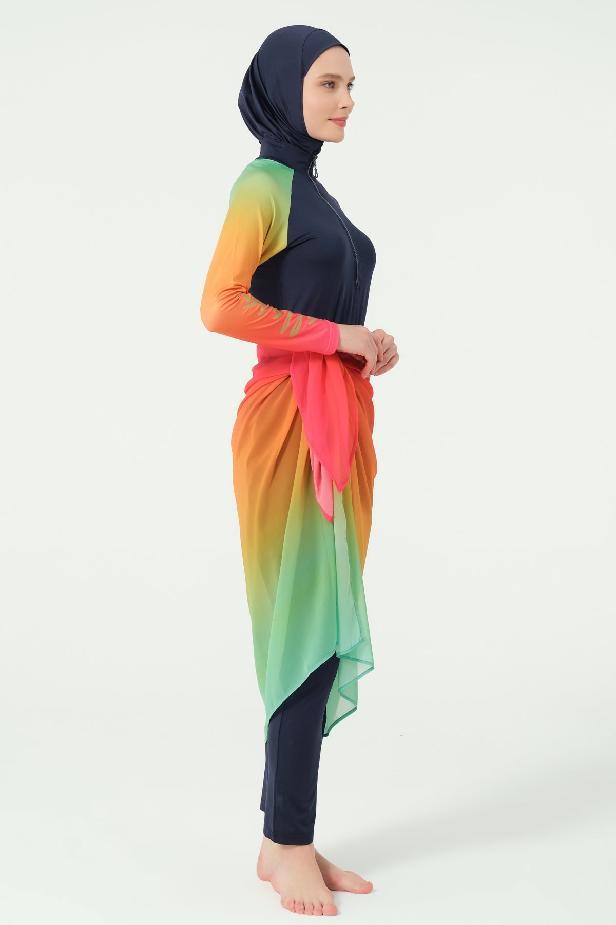 Sunset Ombre Sarong Cover-Up