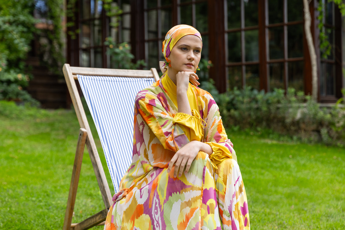 Golden Sunset Swim Cover-Up