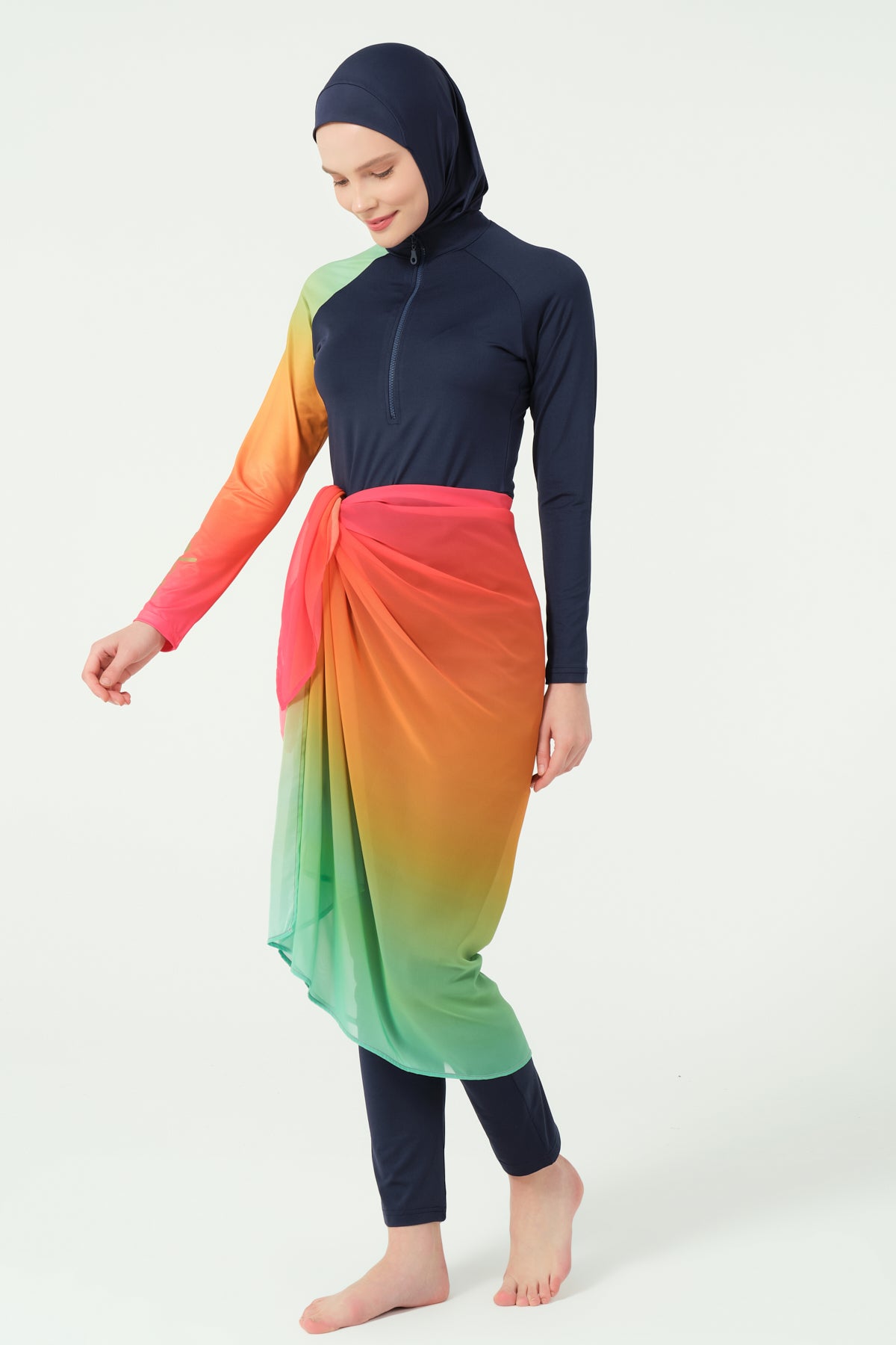 Sunset Ombre Sarong Cover-Up