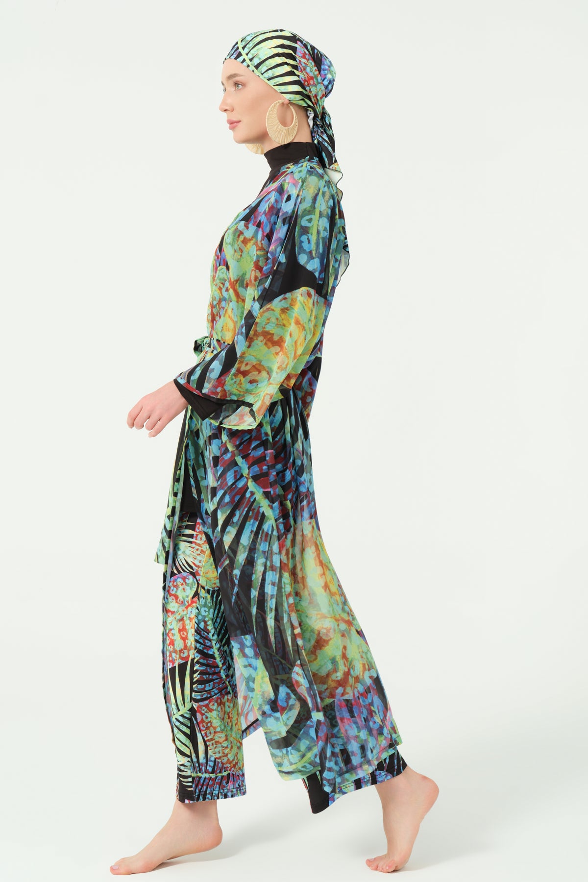 Tropical Mirage Swim Cover-Up