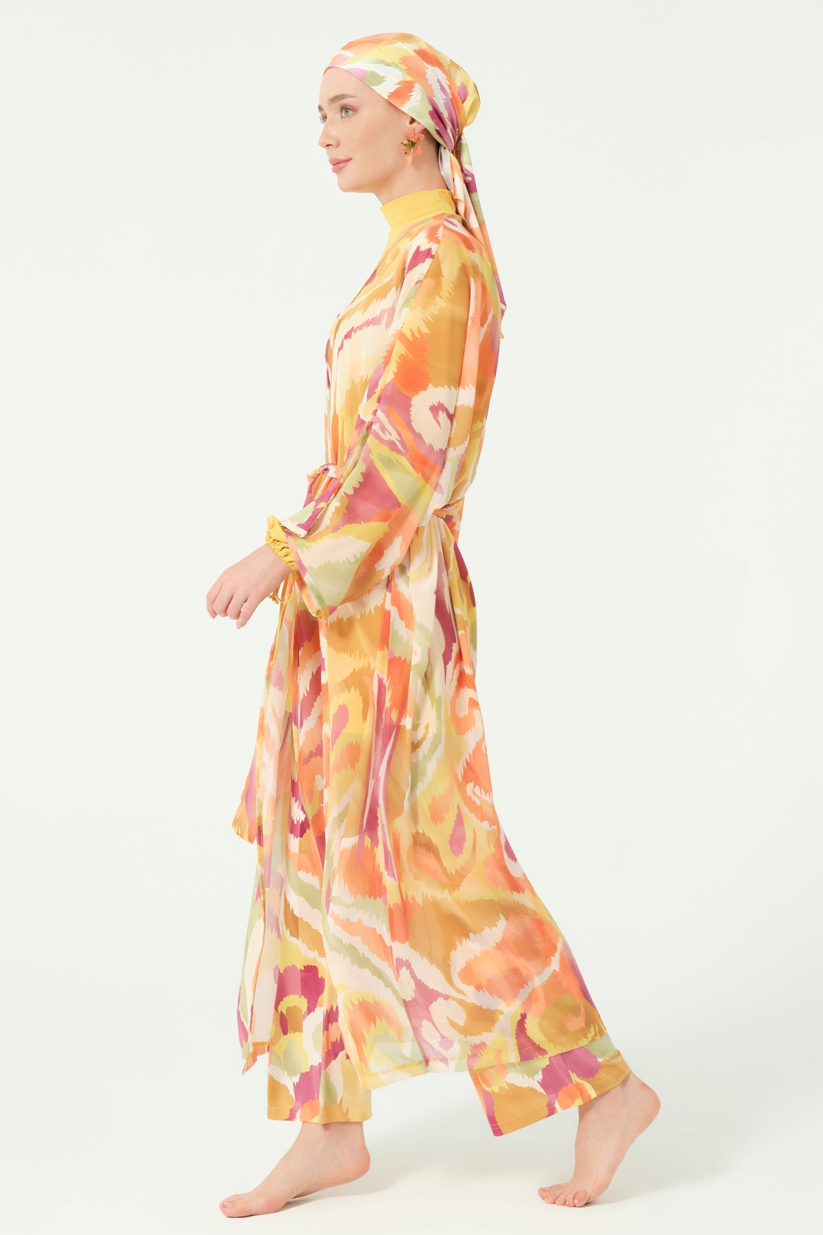 Golden Sunset Swim Cover-Up