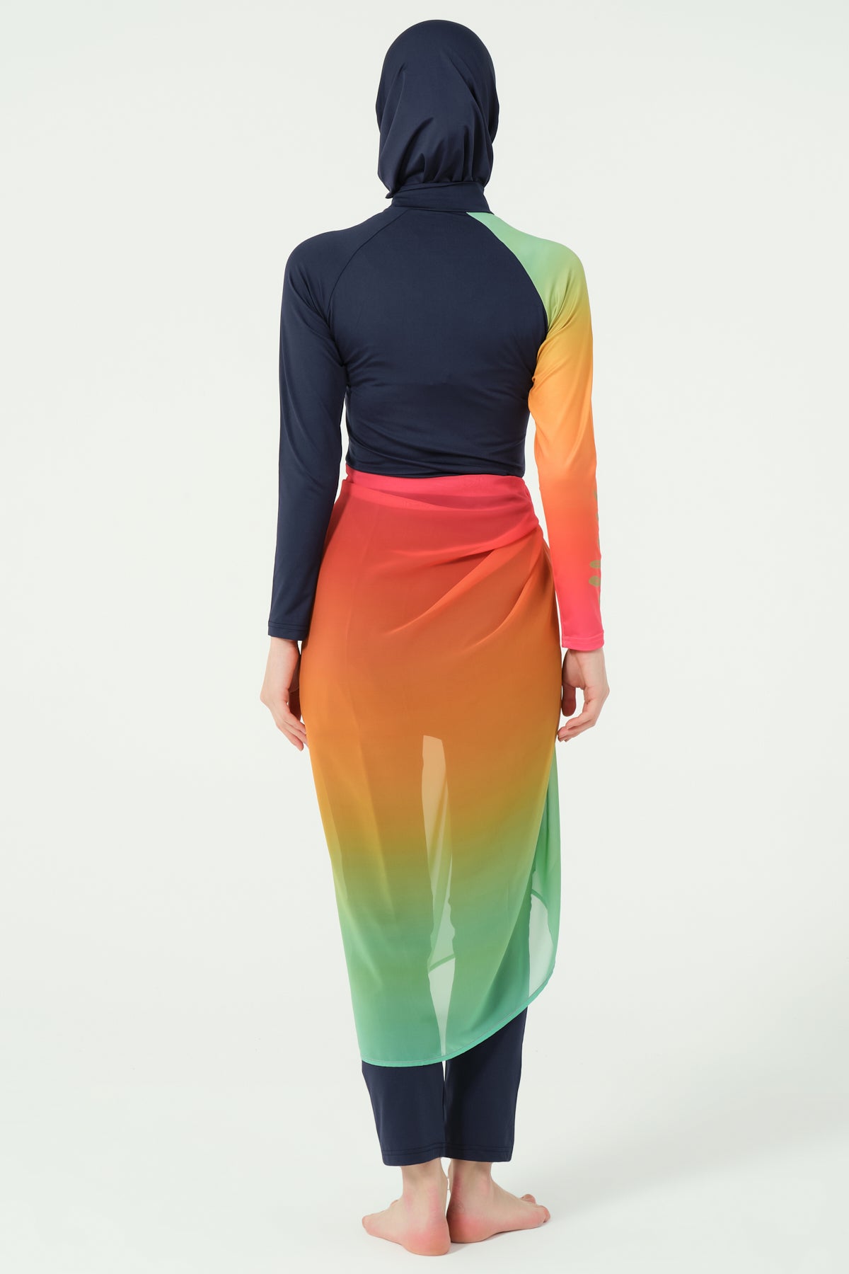 Sunset Ombre Sarong Cover-Up
