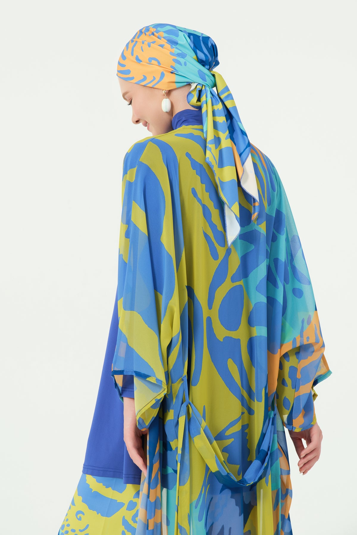 Coral Splash Swim Cover-Up
