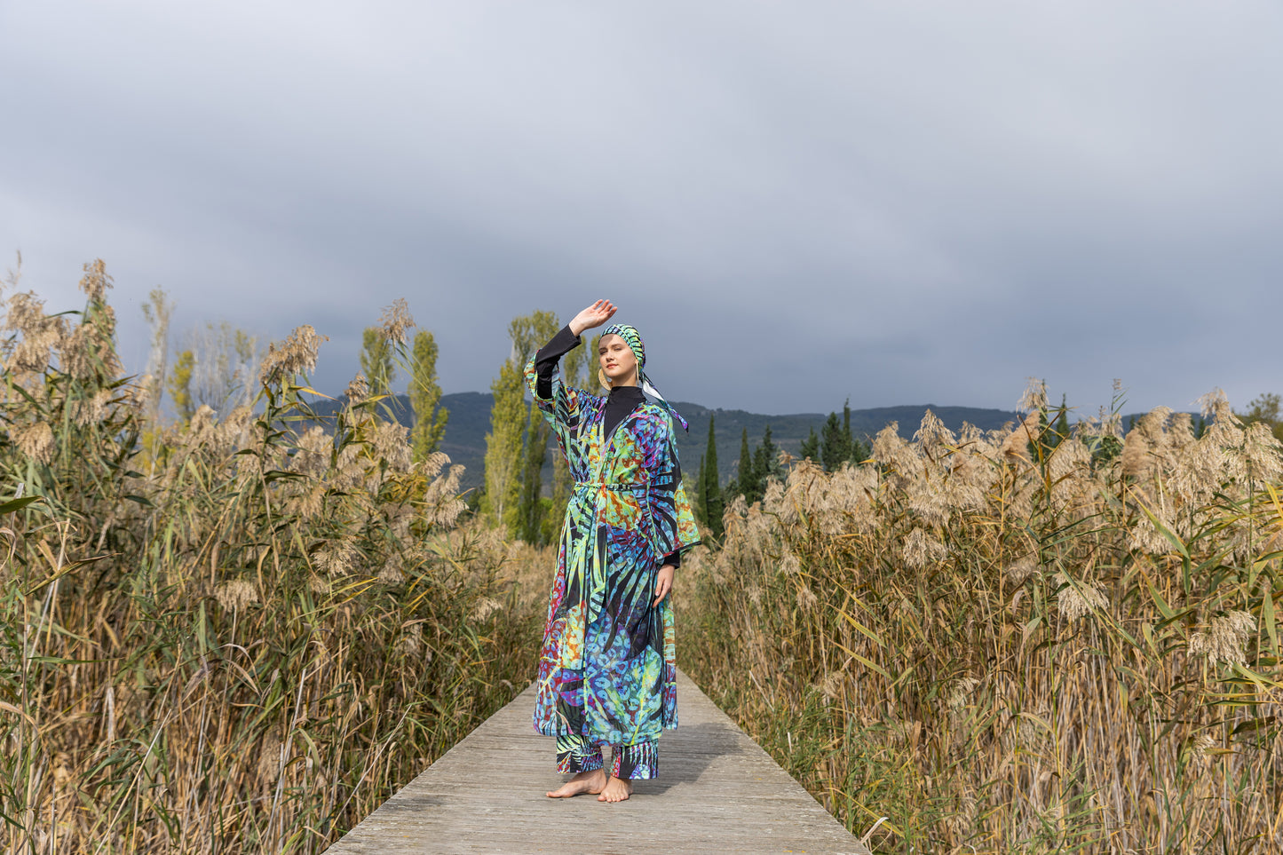 Tropical Mirage Swim Cover-Up