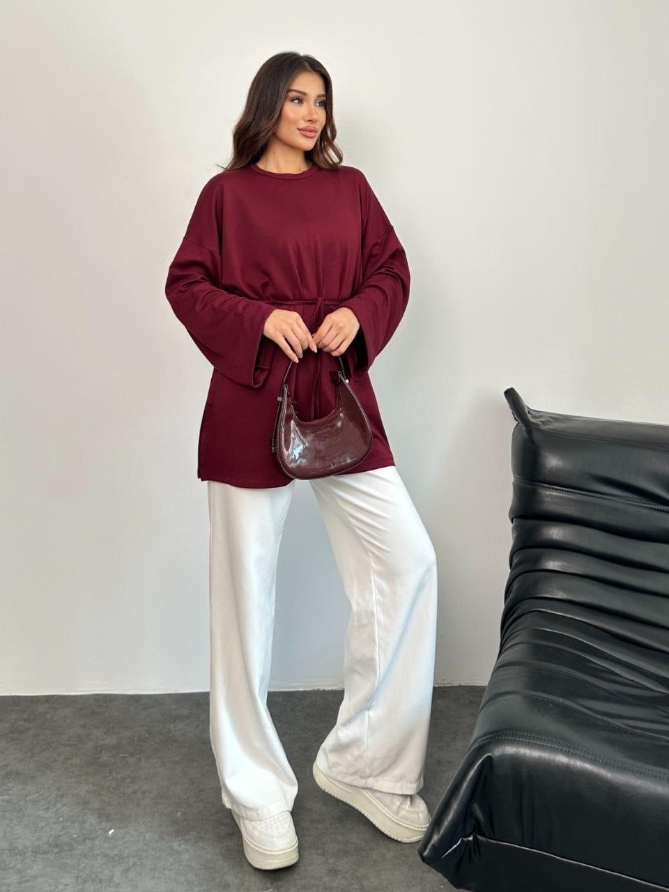 Oysho Light Tie Top - كنزة الأيشو