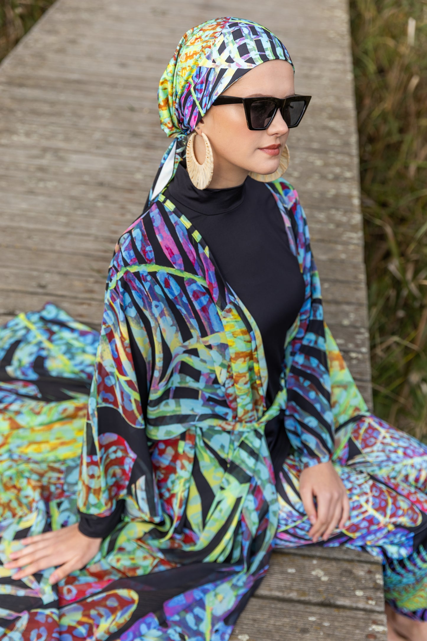 Tropical Mirage Swim Cover-Up