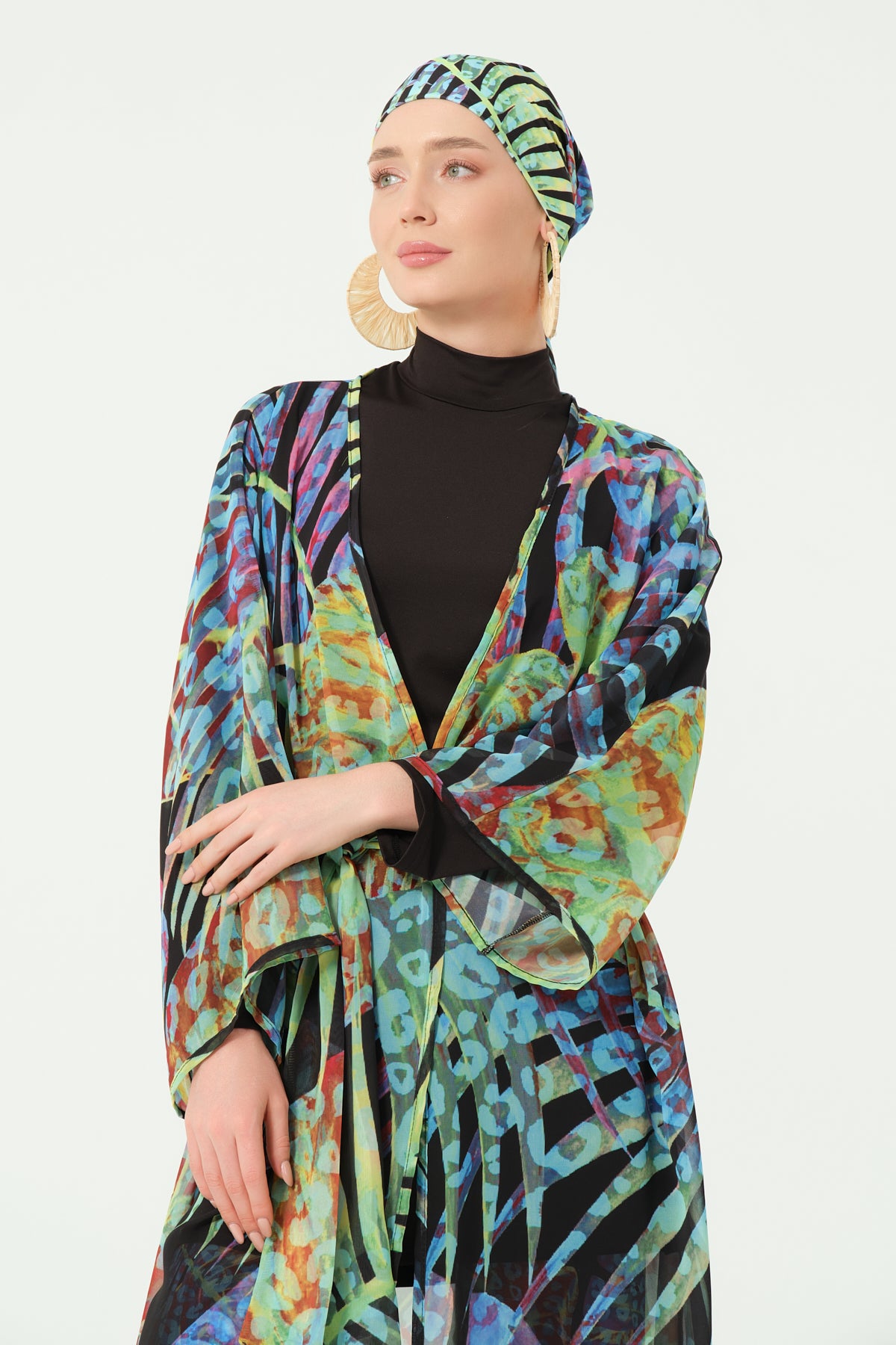 Tropical Mirage Swim Cover-Up