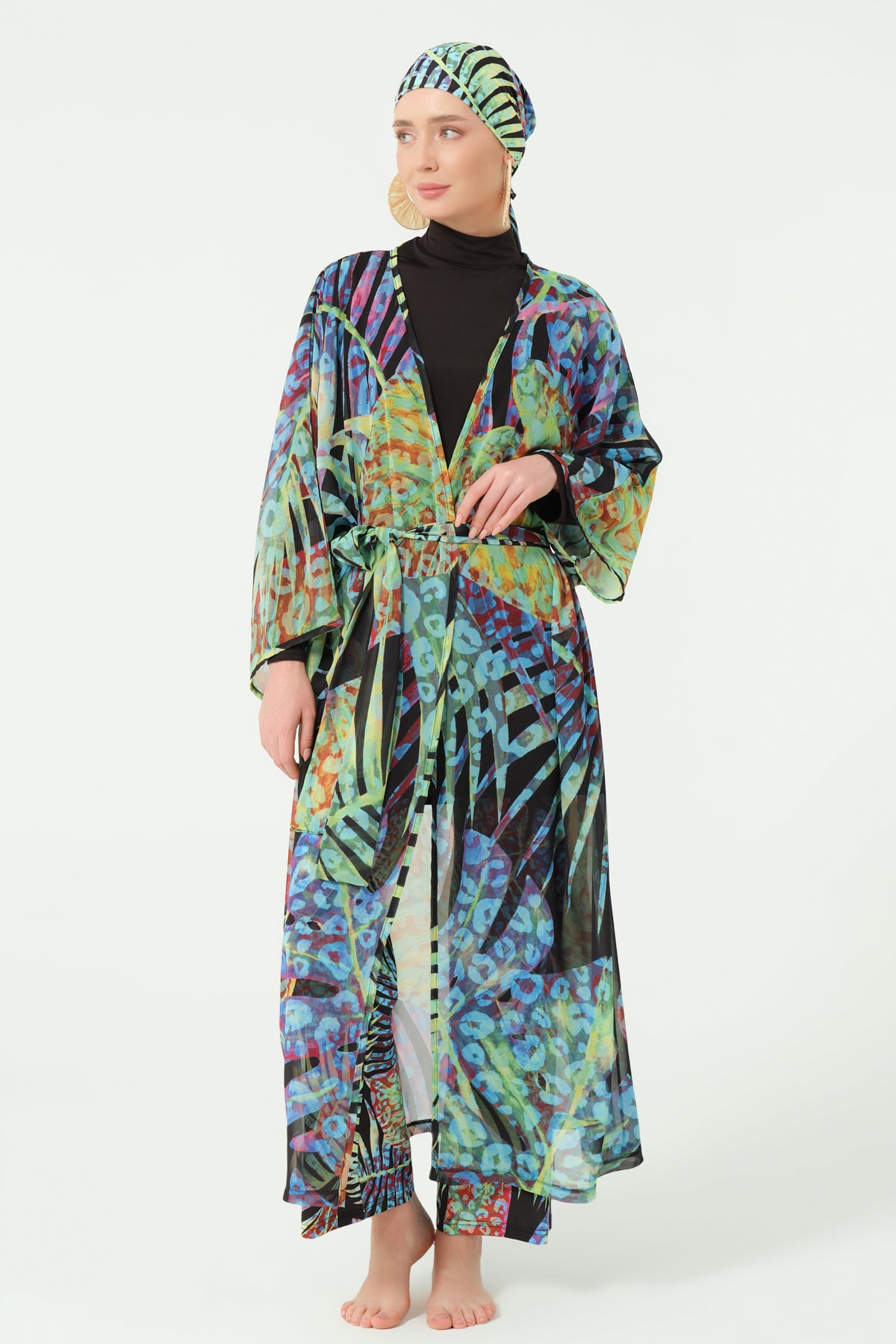 Tropical Mirage Swim Cover-Up