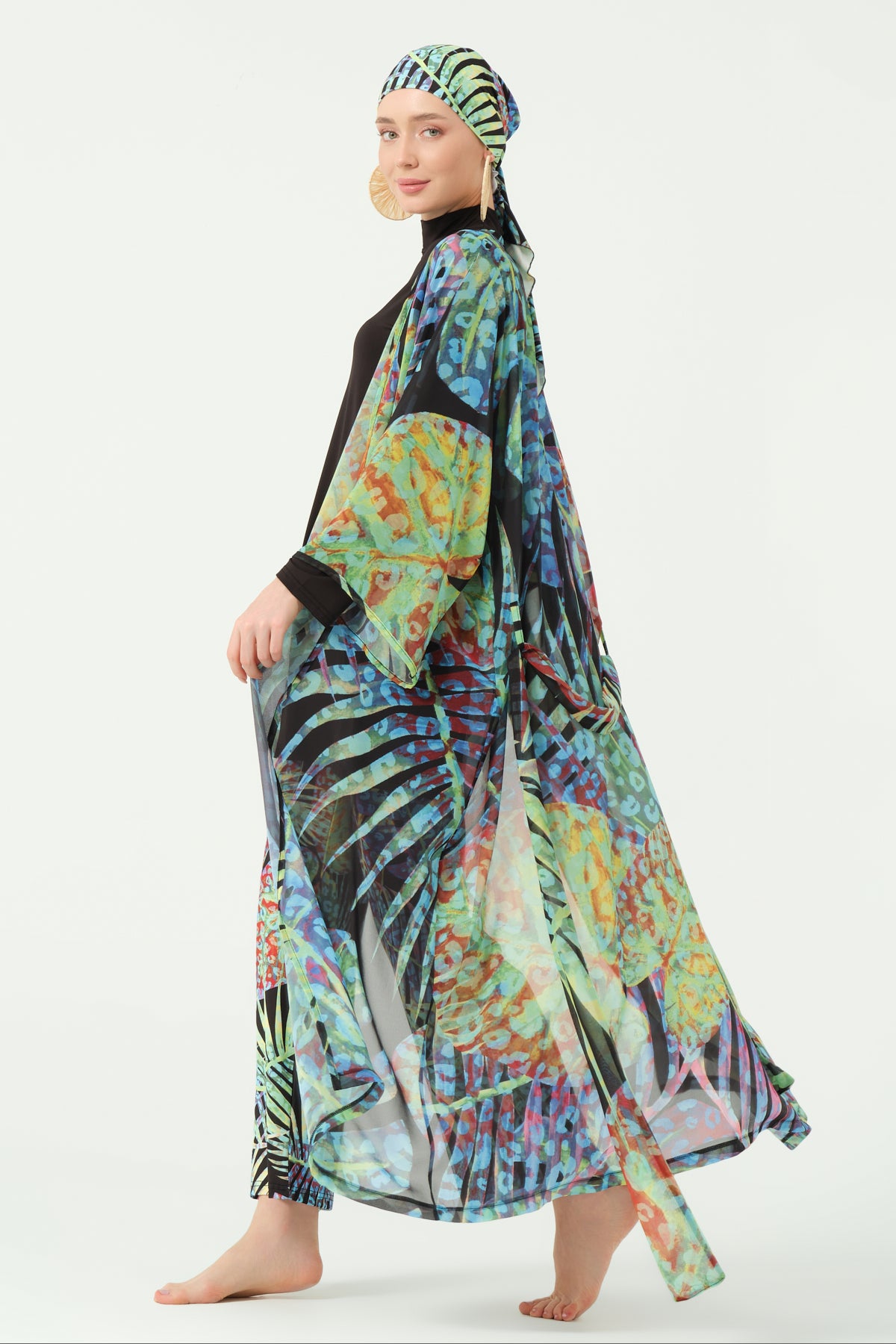 Tropical Mirage Swim Cover-Up