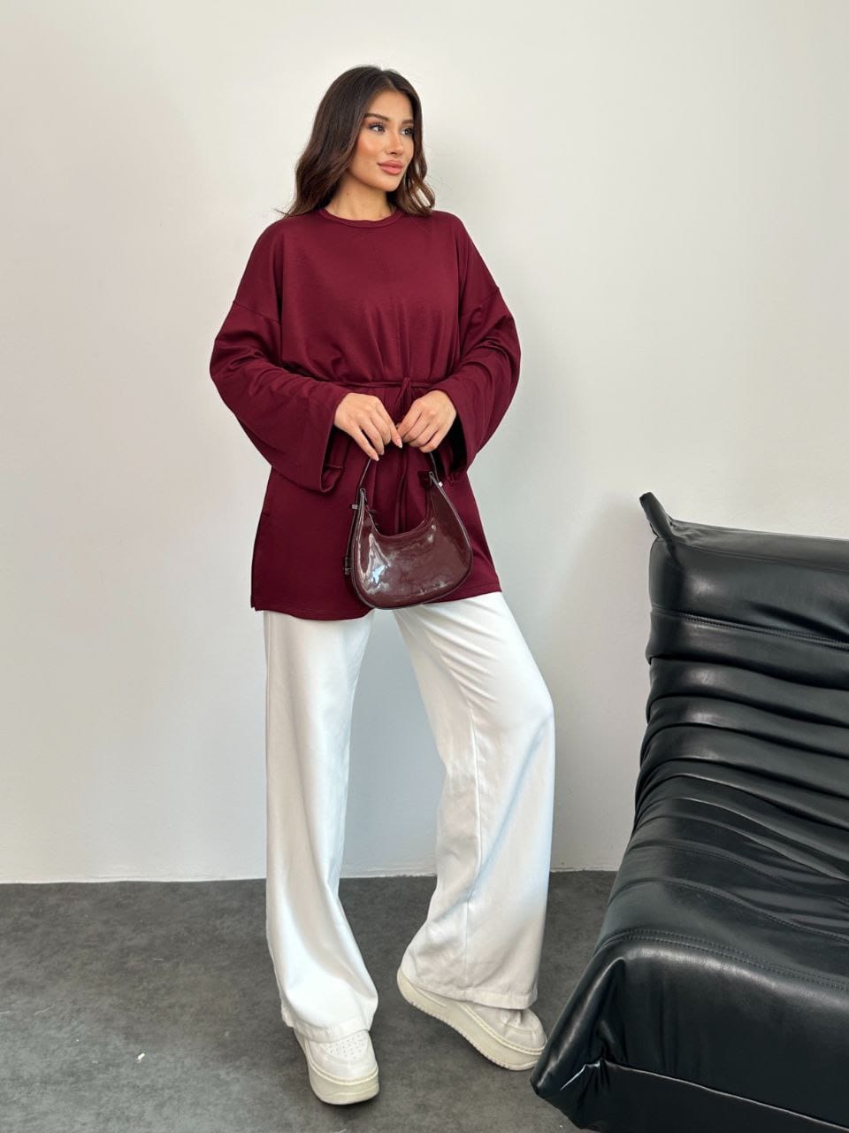 Oysho Light Tie Top - كنزة الأيشو