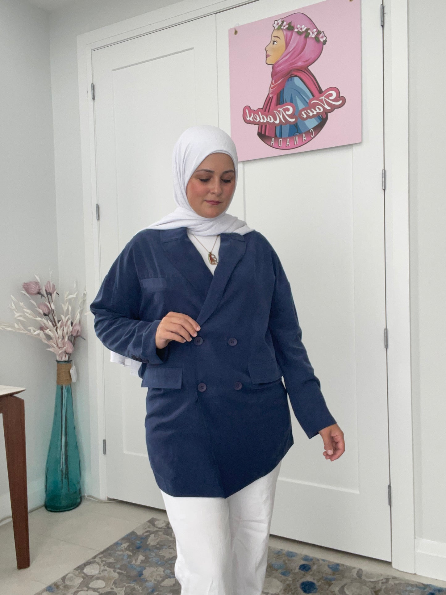 Velour Oversize Blazer 💙