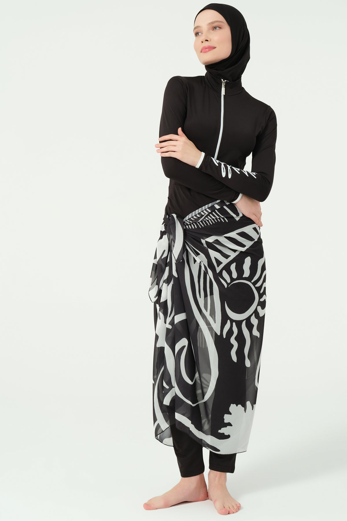Midnight Sun Sarong Cover-Up