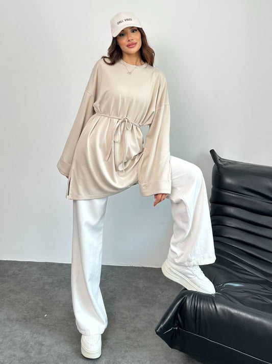 Oysho Light Tie Top - كنزة الأيشو