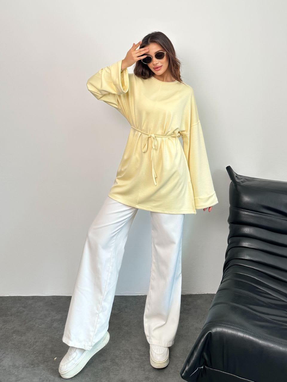 Oysho Light Tie Top - كنزة الأيشو