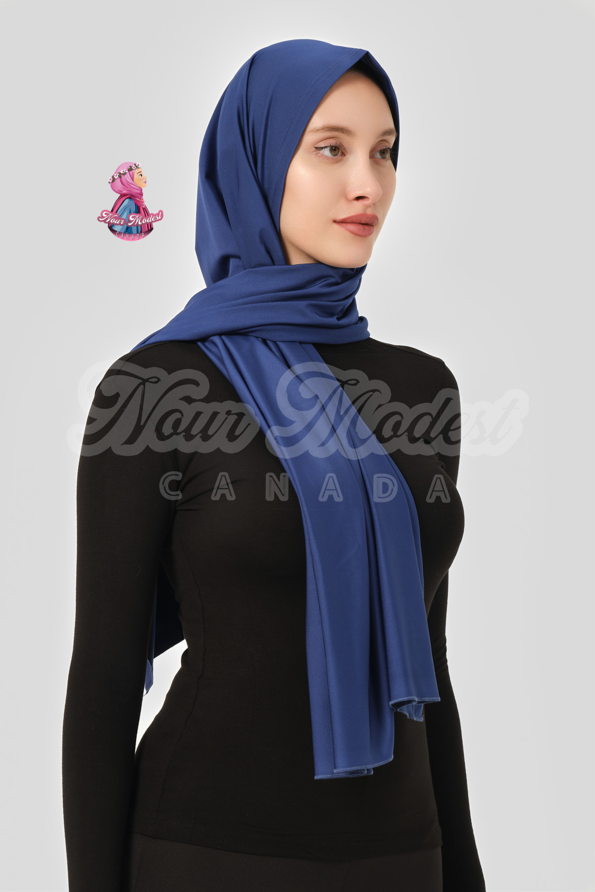 Blue Swim Hijab