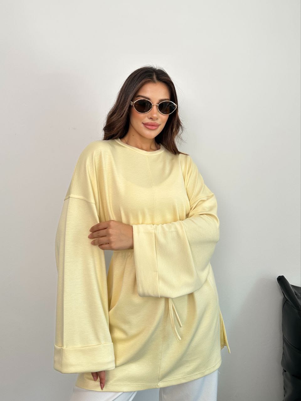 Oysho Light Tie Top - كنزة الأيشو