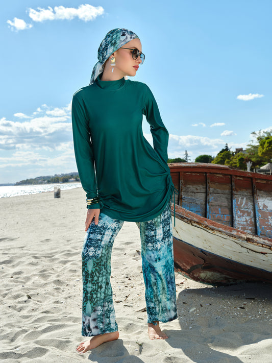 Emerald Tide 5-Piece Swim Set