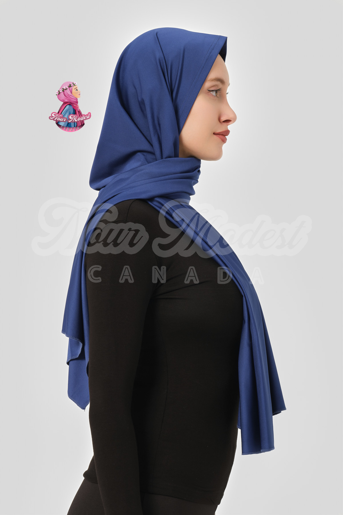 Blue Swim Hijab