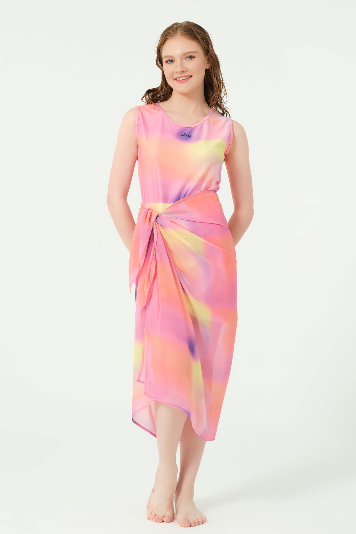 Dreamy Sunset Sarong Cover-Up